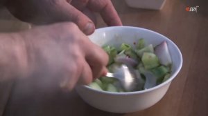 Лазерсон. Гриль Weber. Копчёный судак с горчичным соусом