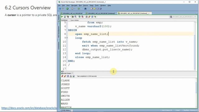 Oracle PL SQL interview question What is cursor and what are the types of cursor in oracle смотреть онлайн