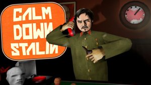Мэддисон успокаивает Сталина в игре Calm Down, Stalin