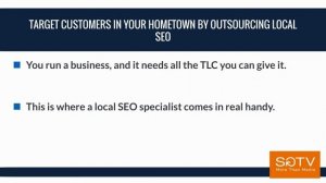 Target customers in your hometown by outsourcing local SEO