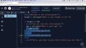 Day 3 - 31-Nested if statements and elif statements