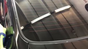 Тонировка пленкой Llumar 15%, задняя полусфера тонировалась на авто Hyundai Solaris (Солярис)