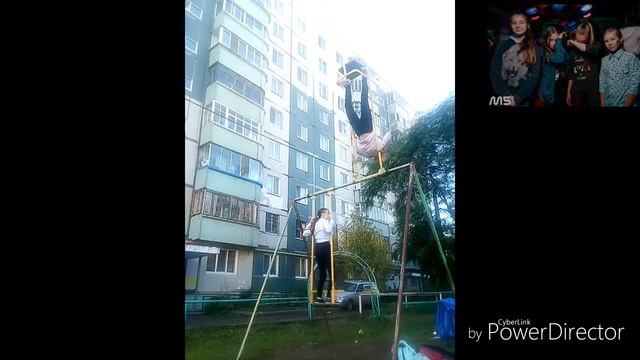 Как правильно качаться солнышком стоя на качелях.