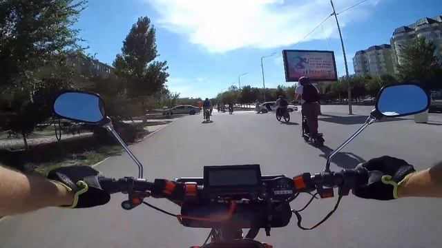 покатушка группы electro wheels Atyrau. часть 1. Дорога в аэропорт