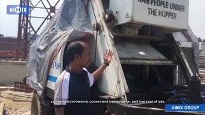 Бетононасос с миксером