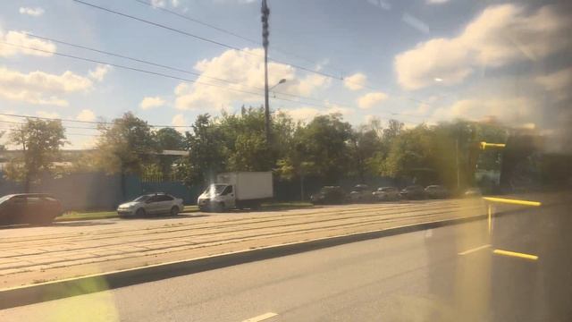 От остановки Гаражная улица до остановки Проспект Будённого по маршруту автобуса №730 // 3 июля 202
