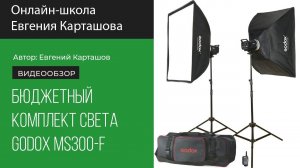 Бюджетный комплект Godox MS 300 F