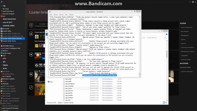 Как сменить надпись Prime account и Beta в CS:GO?