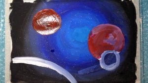 Как нарисовать ПЛАНЕТЫ / How to paint PLANETS - Простое рисование гуашью, акварелью (Easy painting)