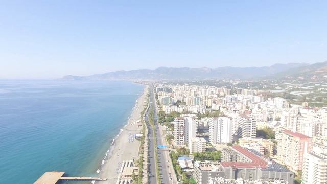 Аланья, Пляж Махмутлар полюбуйтесь на красоты солнечного города