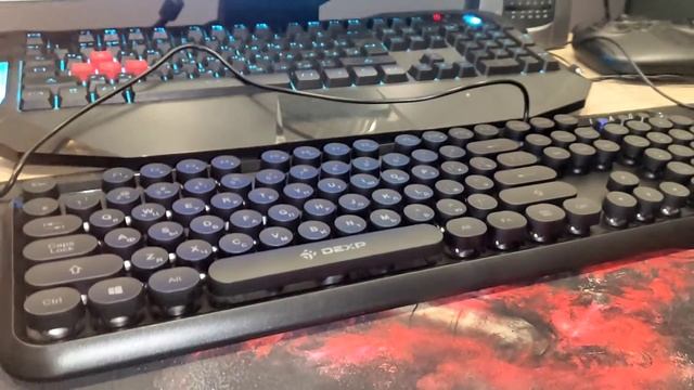 Клавиатура DEXP K-108BU смотреть онлайн