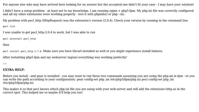 DevOps & SysAdmins: pecl_http extension not loading (3 Solutions!!) смотреть онлайн