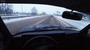 Дрифт по городу | Боком на ваз 2107