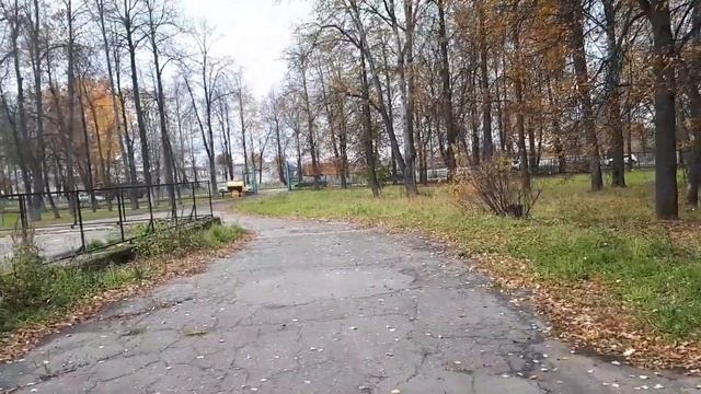 Летний сад в г.Тейково// осенняя прогулка смотреть онлайн