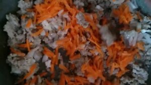 Рисовая каша с фаршем и овощами.Ленивый плов.