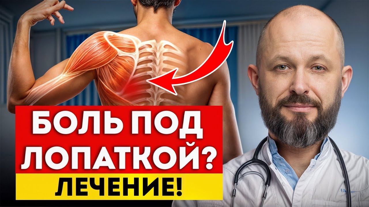 ХВАТИТ МУЧАТЬСЯ! / Как ЛЕГКО избавиться от БОЛИ в лопатках за ПАРУ упражнений?