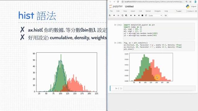 簡單主義 matplotlib - #03 | histogram | 數據現象分析小幫手 смотреть онлайн