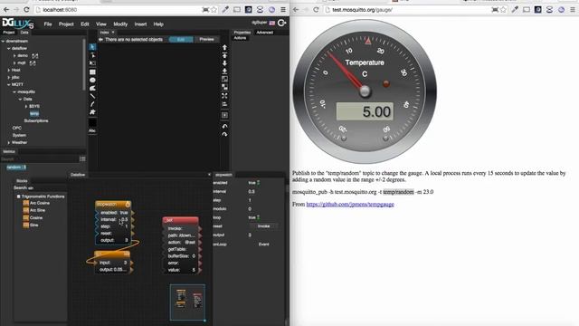 MQTT + DSA + DGLux5 смотреть онлайн