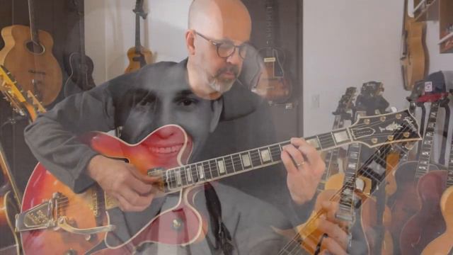 Sound Comparison of Hank Garland 1947 Gibson L-7 and Billy Byrd Double-cut custom 1962 Byrdland. смотреть онлайн