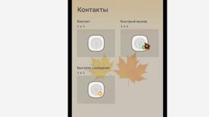 ?Как добавить контакт на главный экран телефона?