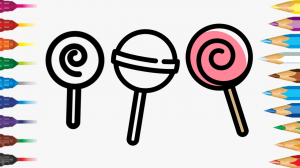 Рисуем леденец. Идея для рисования с ребёнком