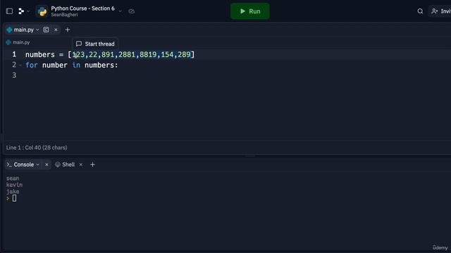 4. Loop and If Statement || 6. Beginner Python Programming Loops and Range  || Python  Course