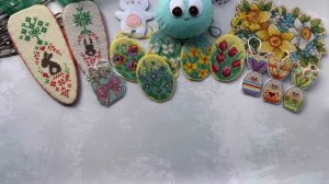 Рукодельная подготовка к пасхе 2023. Вышитые украшения и не только