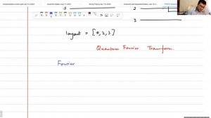 Quantum Computation, Lecture 15, Feb 7, 2022 - Quantum Fourier Transform, Part 1