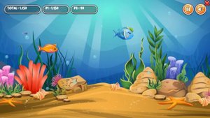 Рыбка ест рыбку Игра 3. Онлайн игра. Игра для детей. Fish eating fish Game 3