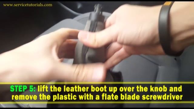How to remove gear shift knob gaiter boot VW Golf Mk5, Jetta in 5 simple steps смотреть онлайн
