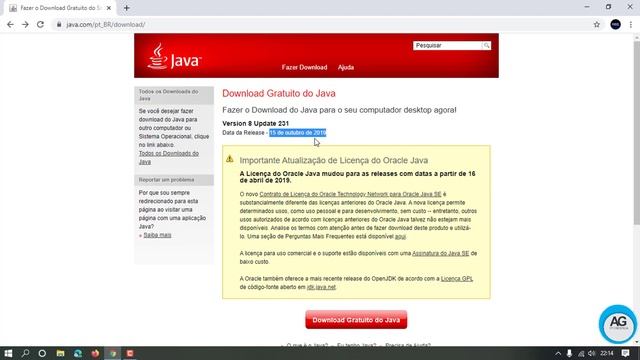 Como baixar e instalar o Java 8 todas as versões (32Bits e 64bits) смотреть онлайн
