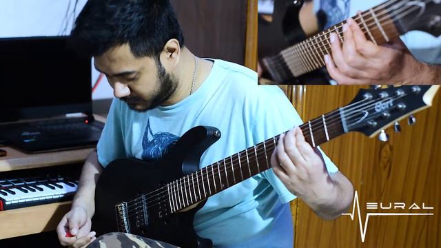 | VOLUMES | WORMHOLE | GUITAR COVER |         #volumes #wormhole #djent #progressivemetal #cover