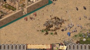 3 WOLVES VS COMMANDER | Custom Ai | Stronghold Crusader