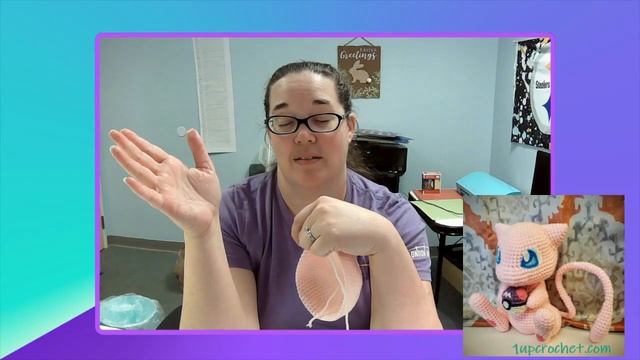 Mew Pokémon amigurumi work up - Part 1
