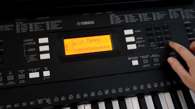 Yamaha PSR-E343 - How to use the Metronome смотреть онлайн