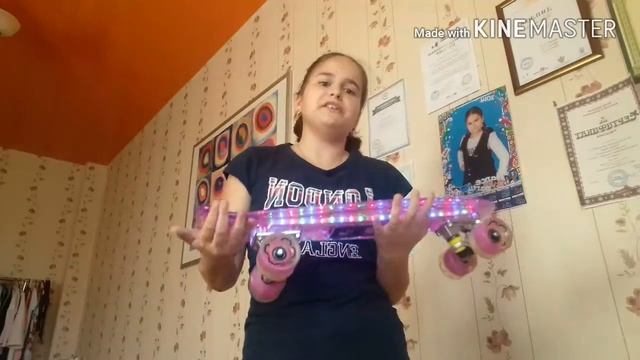 Обзор на светящийся, музыкальный пэнни борд!!!ШОК!!! смотреть онлайн