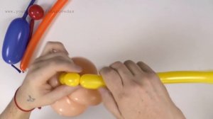 How to make a balloon clown