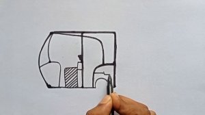 How to draw auto rickshaw || from 9 dots || auto rickshaw drawing #easydrawing #art