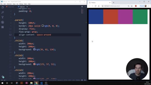 Learn Flexbox In 20 Minutes | Learn HTML & CSS | Flexbox Tutorial смотреть онлайн