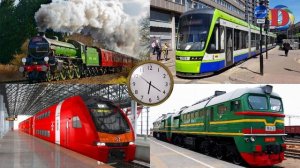 Городской транспорт и Поезда для детей. Тесты на знание транспорта