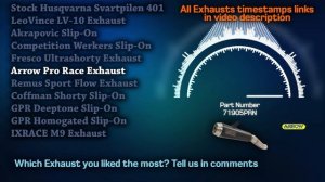Husqvarna Svartpilen 401 Exhaust Sound ? Akrapovic,Arrow,Stock,Coffman,Modified,Custom,Mods+