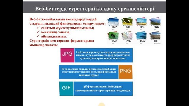 Веб беттегі мультимедиа. Web беттегі мультимедиа