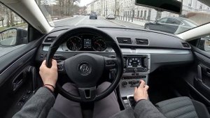 2013 Volkswagen PASSAT CC 2.0l 140HP | POV Test Drive | Fuel consumption info