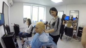 Сложное окрашивание волос в салоне красоты "Красивые люди"