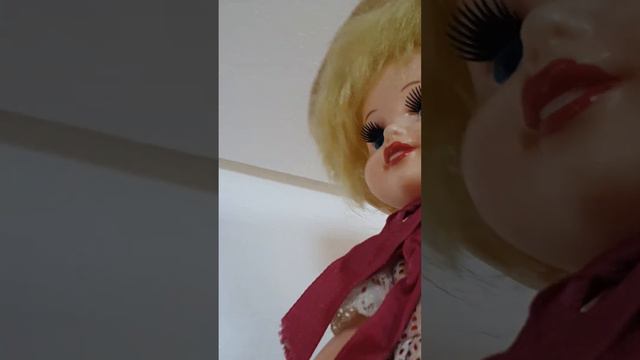 Кукла СССР .  Рост  35 см. "Ленигрушка" клеймо "дети".  Синеглазая блондинка