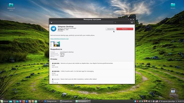 Установить Telegram на Linux mint / Ubuntu + русификация. смотреть онлайн