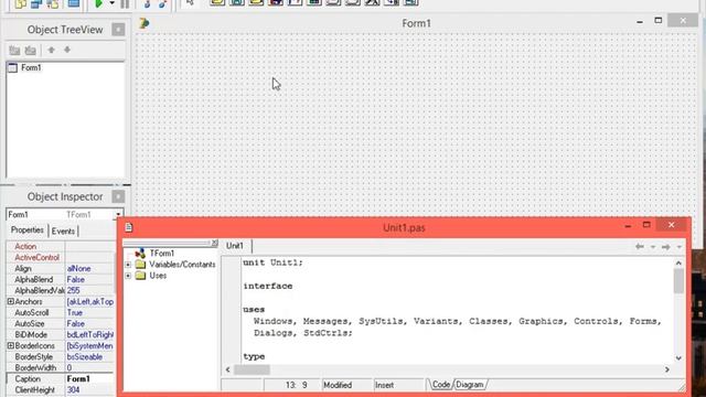 Delphi 7. Интерфейси менен таанышуу смотреть онлайн