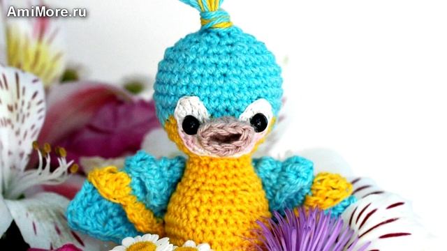 Амигуруми: схема Птичка-невеличка. Игрушки вязаные крючком - Free crochet patterns.