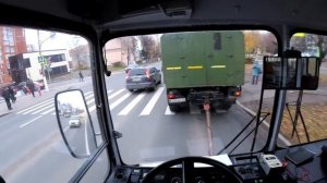 Буксировка троллейбуса.