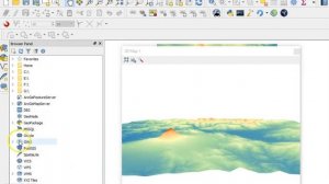 Digital Elevation Model (DEM) 3D Visualization in QGIS 3.0